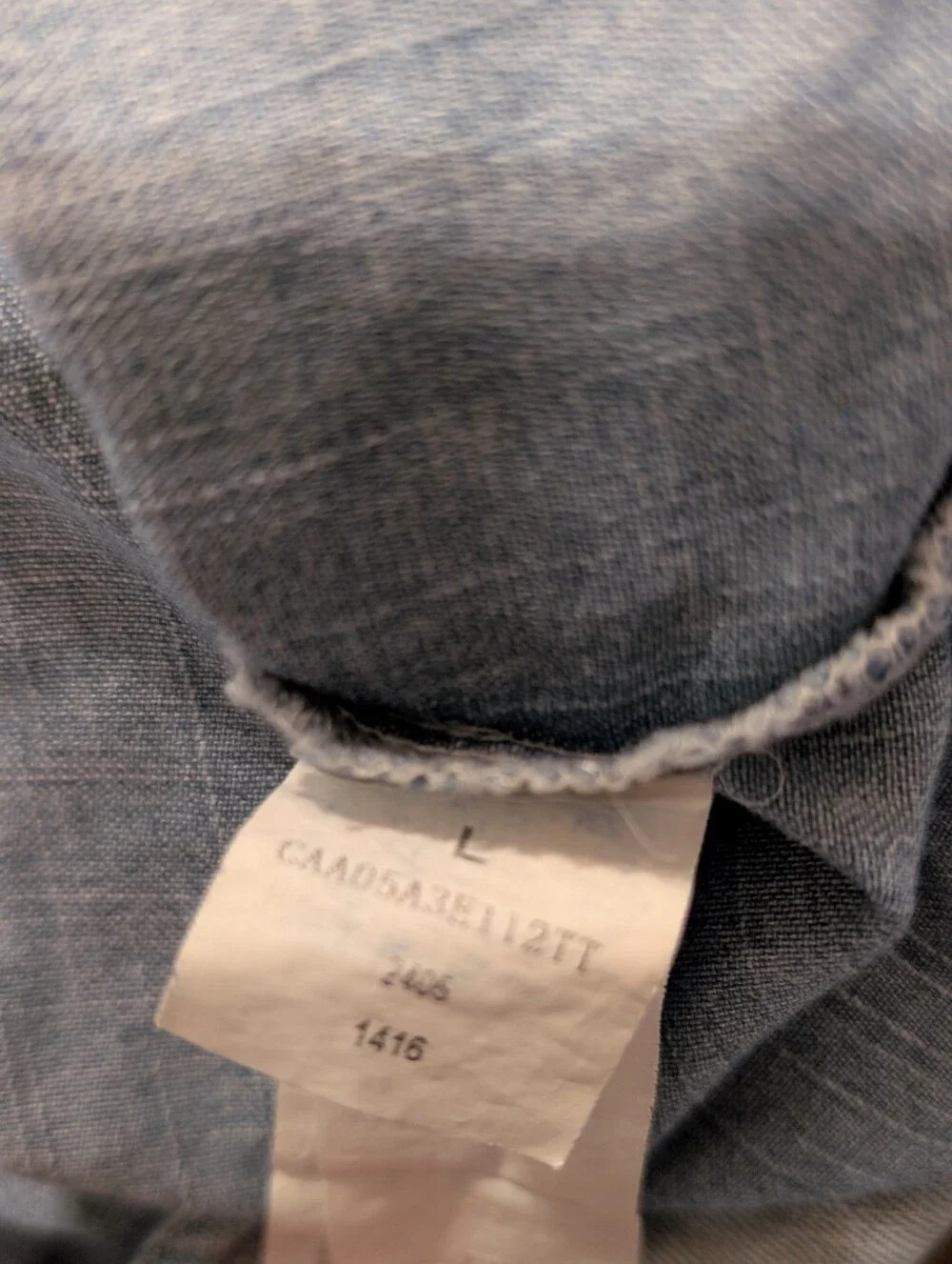 Cupshe Mini Dress Light Wash Denim V Neckline - Picture 5 of 9